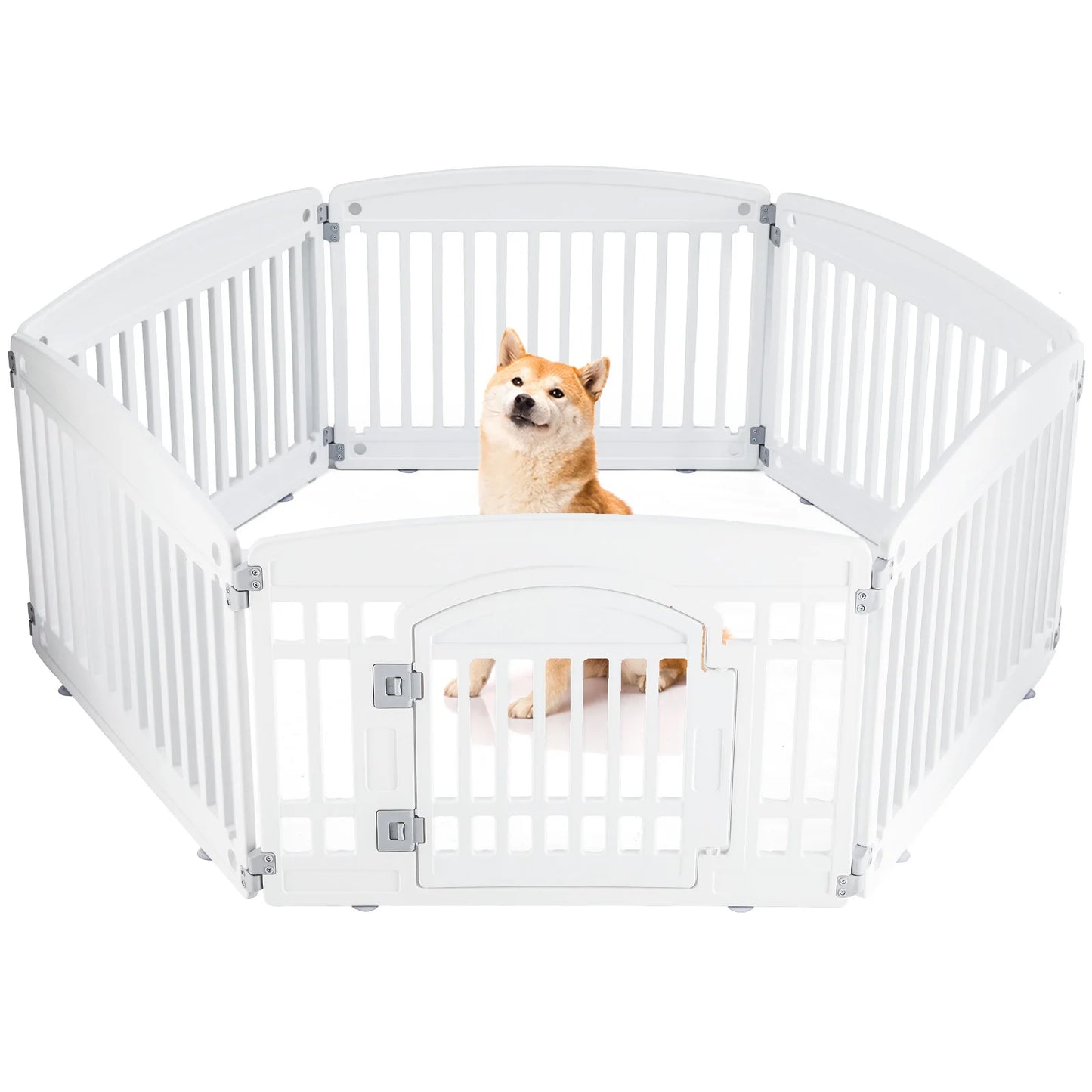 Hign-concerned Dog Playpen Indoor Outdoor Folding Portable