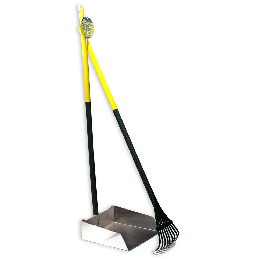 DUTRIEUX Dog Waste Rake And Scooper Set Durable Rustproof