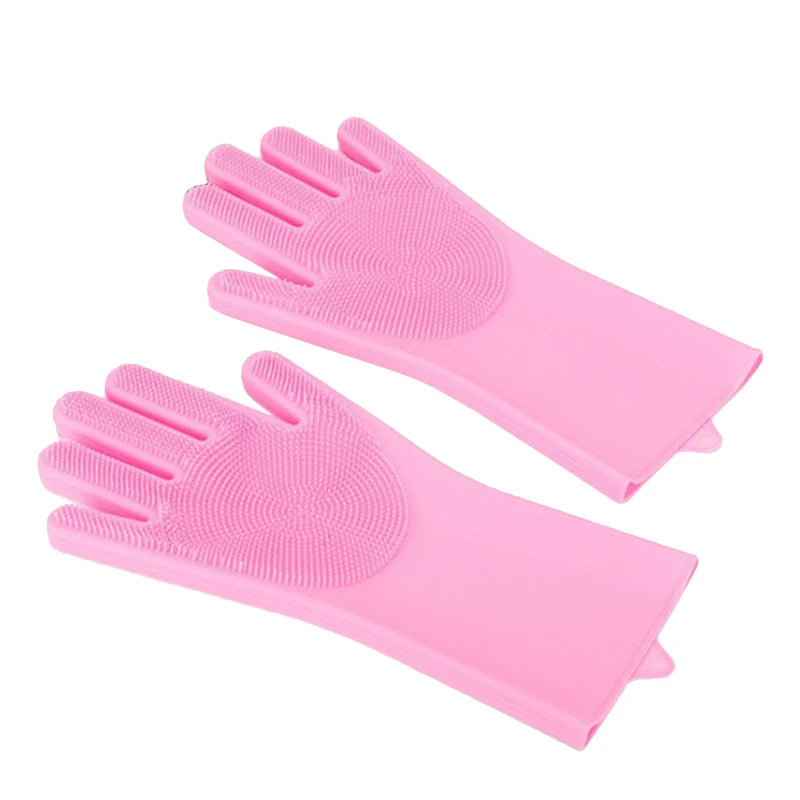 Hign Concerned Pet Grooming Bathing Gloves Silicone Massage