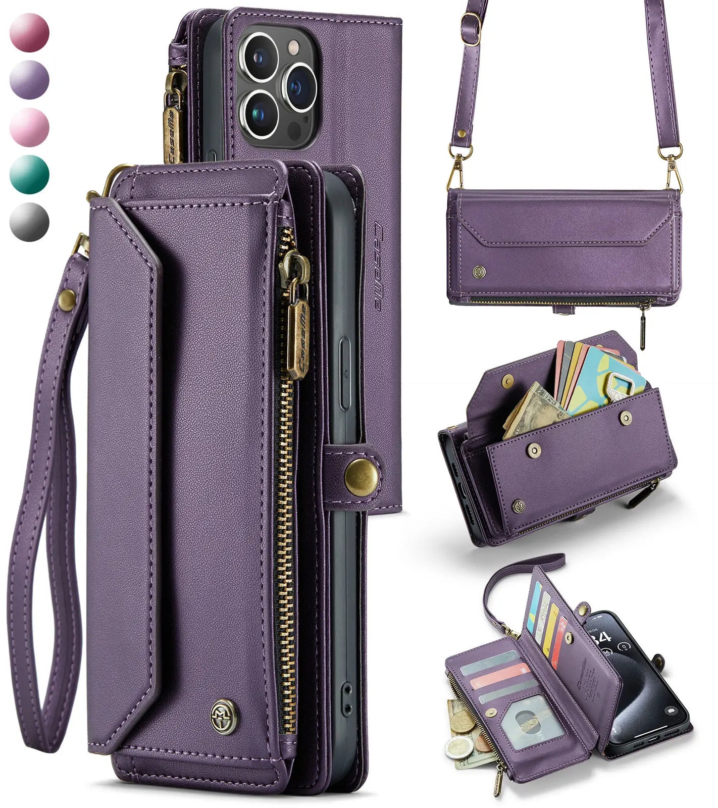 WeFor Crossbody Wallet Case for iPhone 11 Pro Max