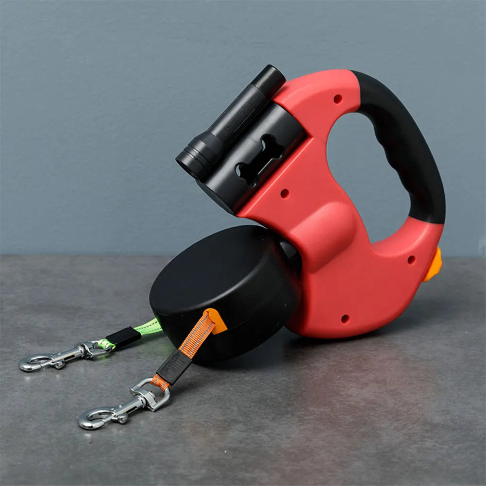 Alloet Hign Concerned Chemical Double Headed Dog Leash Rope