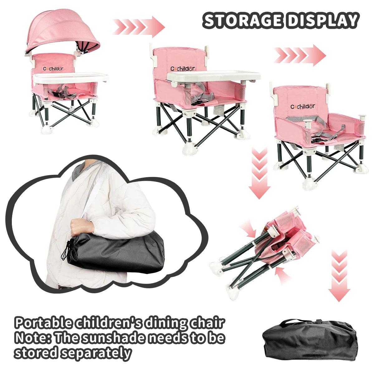 Guangdong Booster Seat Kids Folding Chair With X Frame