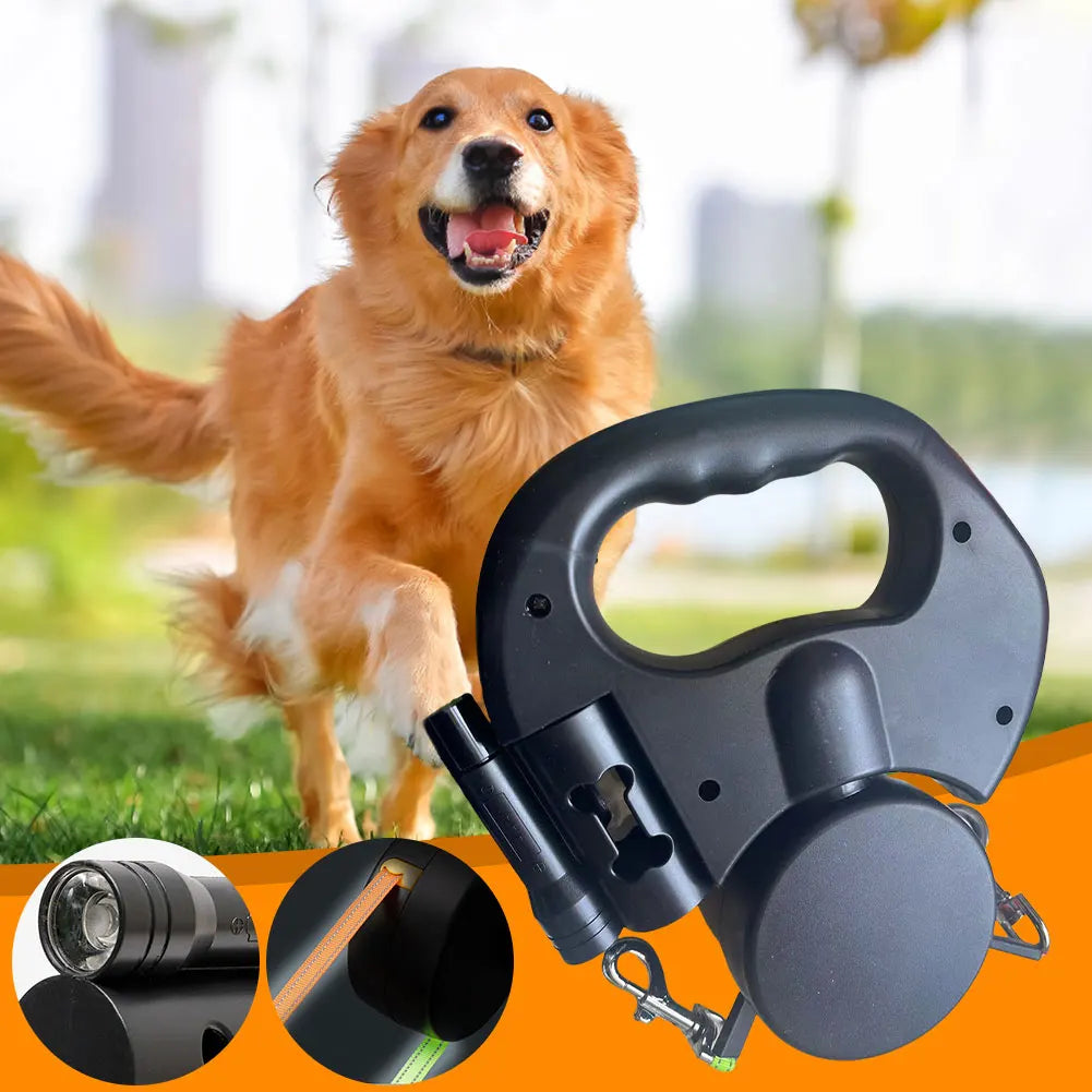 Alloet Hign Concerned Chemical Double Headed Dog Leash Rope