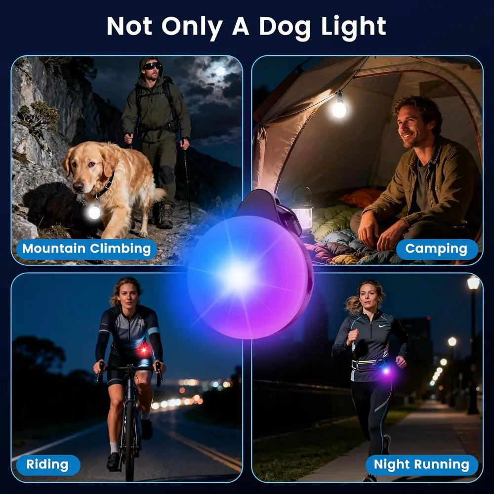 GPS Tracker And Dog Light For iOS Pets Waterproof IP68