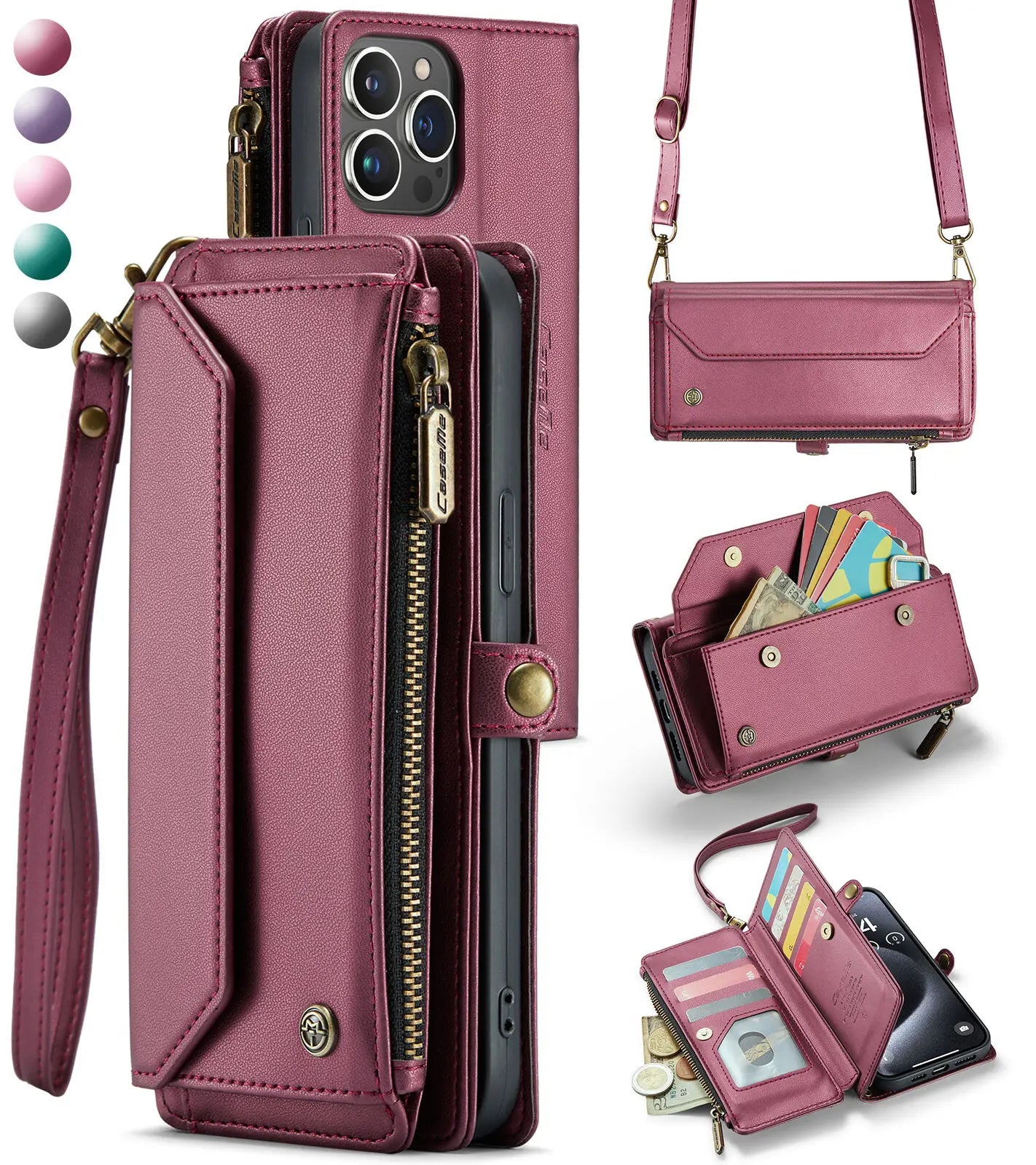WeFor Crossbody Wallet Case for iPhone 11 Pro Max