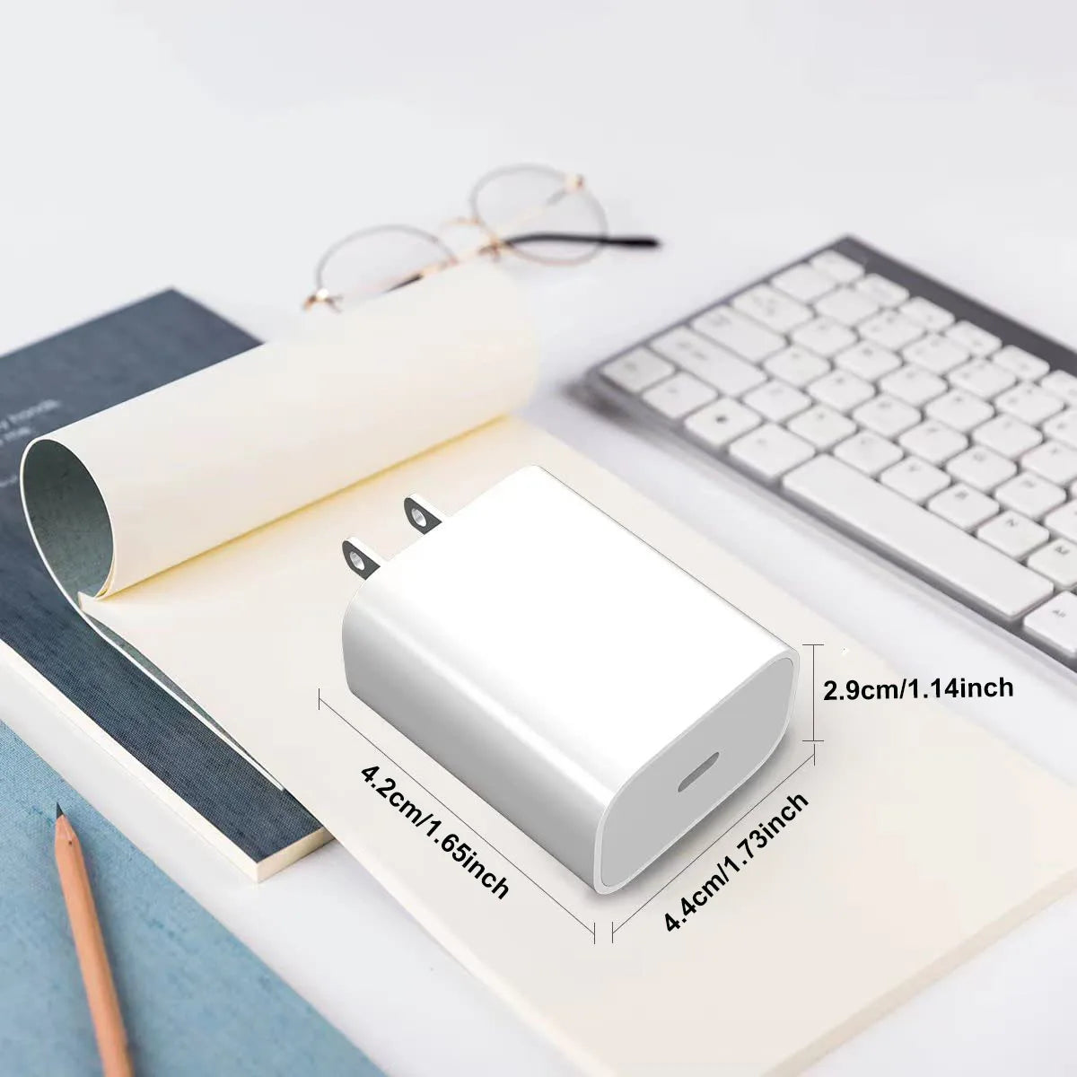 PD 30W USB C Charger With C To C Cable Pack For Android