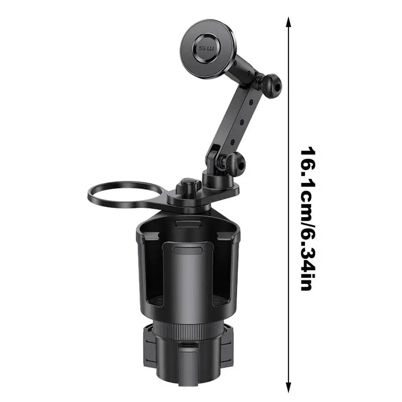 Tmddotda Car Cup Holder Phone Mount Dual Cup Holders
