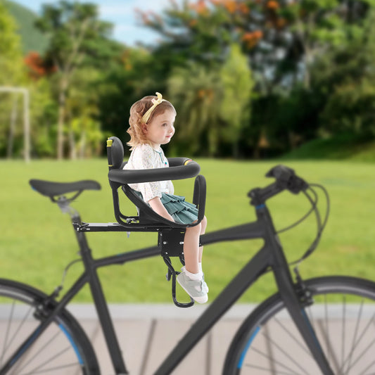 Hign-concerned Front Child Bike Seat Ages 8m-6y For Bicycles