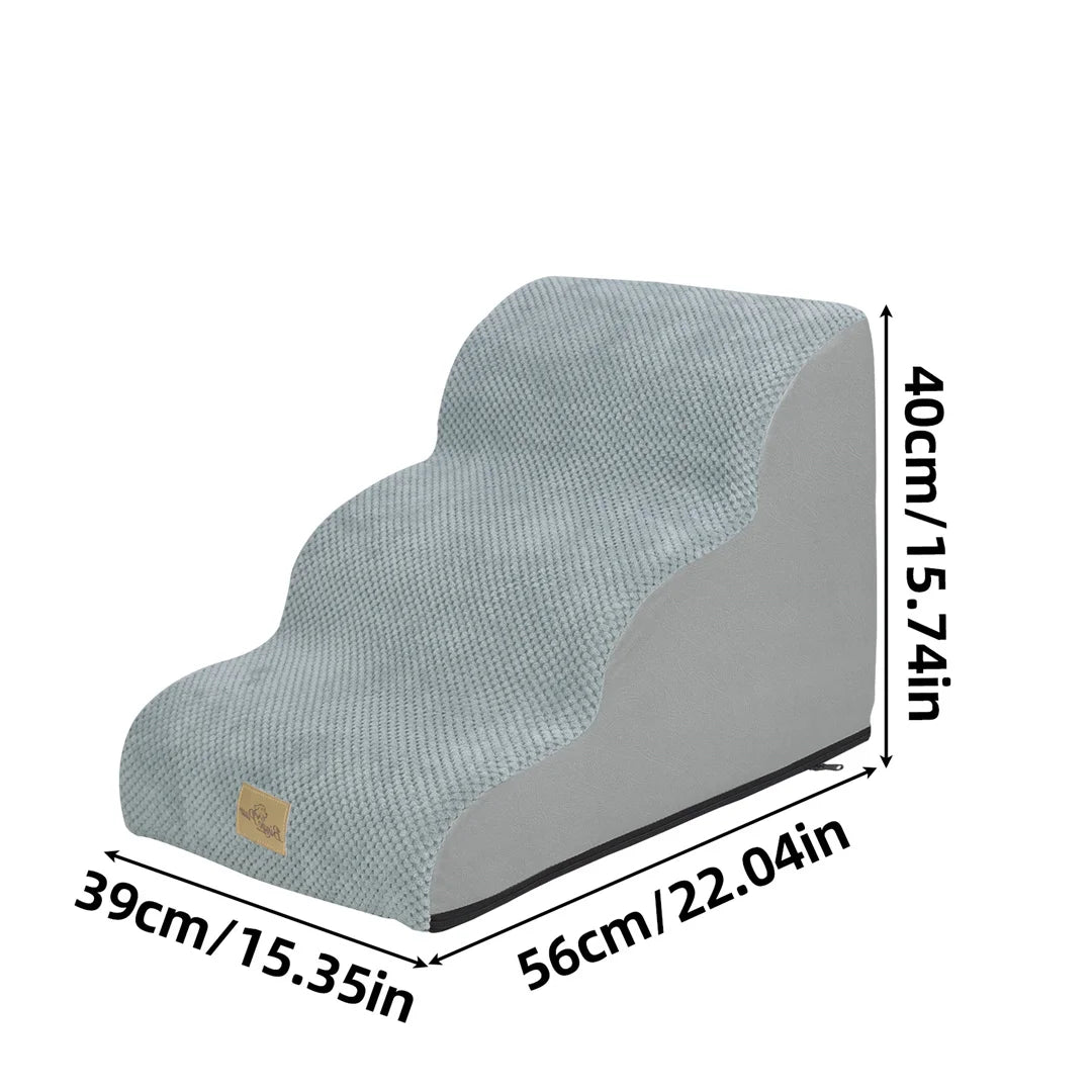 Dog Door Pet Stairs For High Beds With Washable Cover