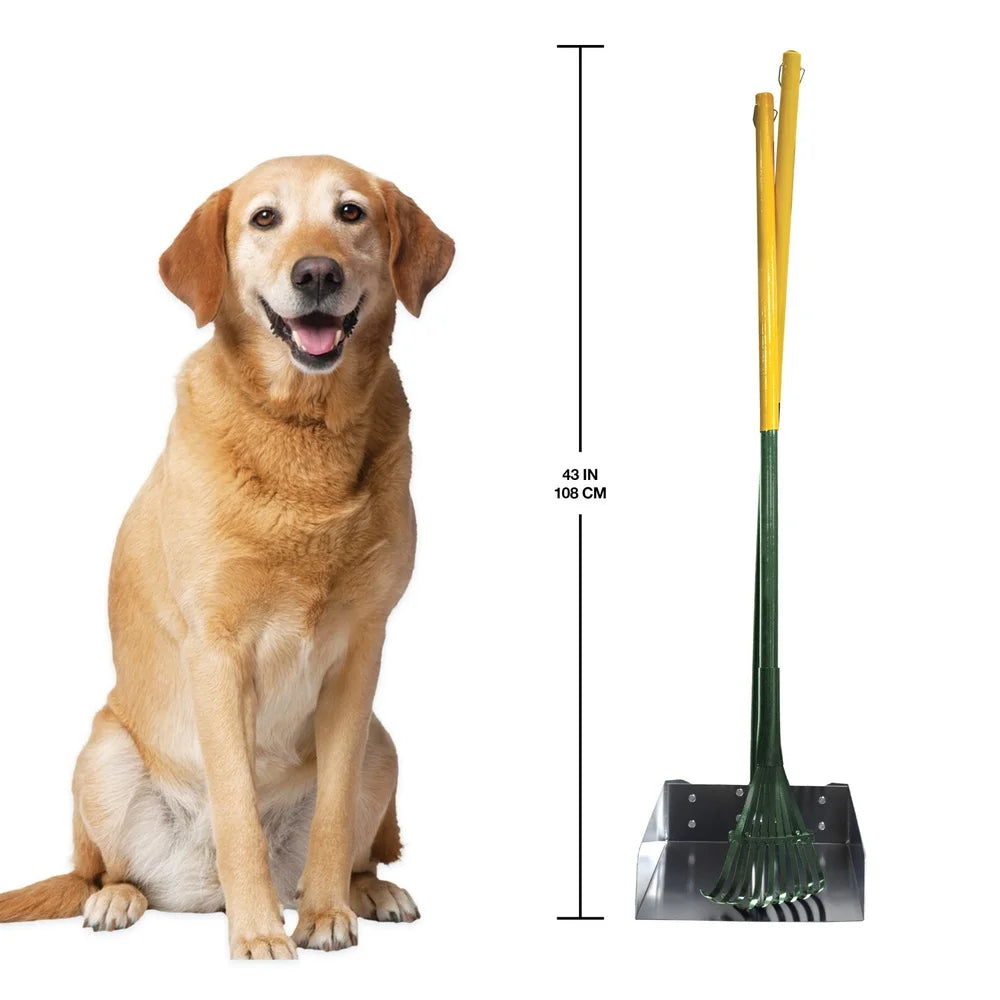 DUTRIEUX Dog Waste Rake And Scooper Set Durable Rustproof