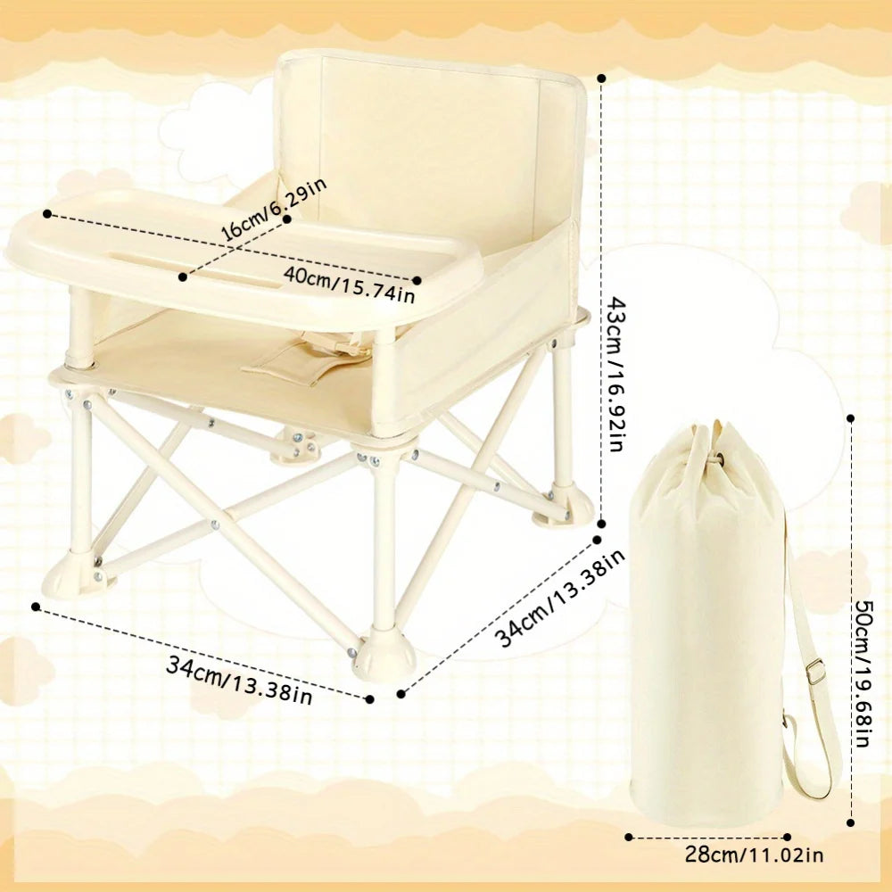 Ubravoo High Chair Booster With Adjustable Footrest