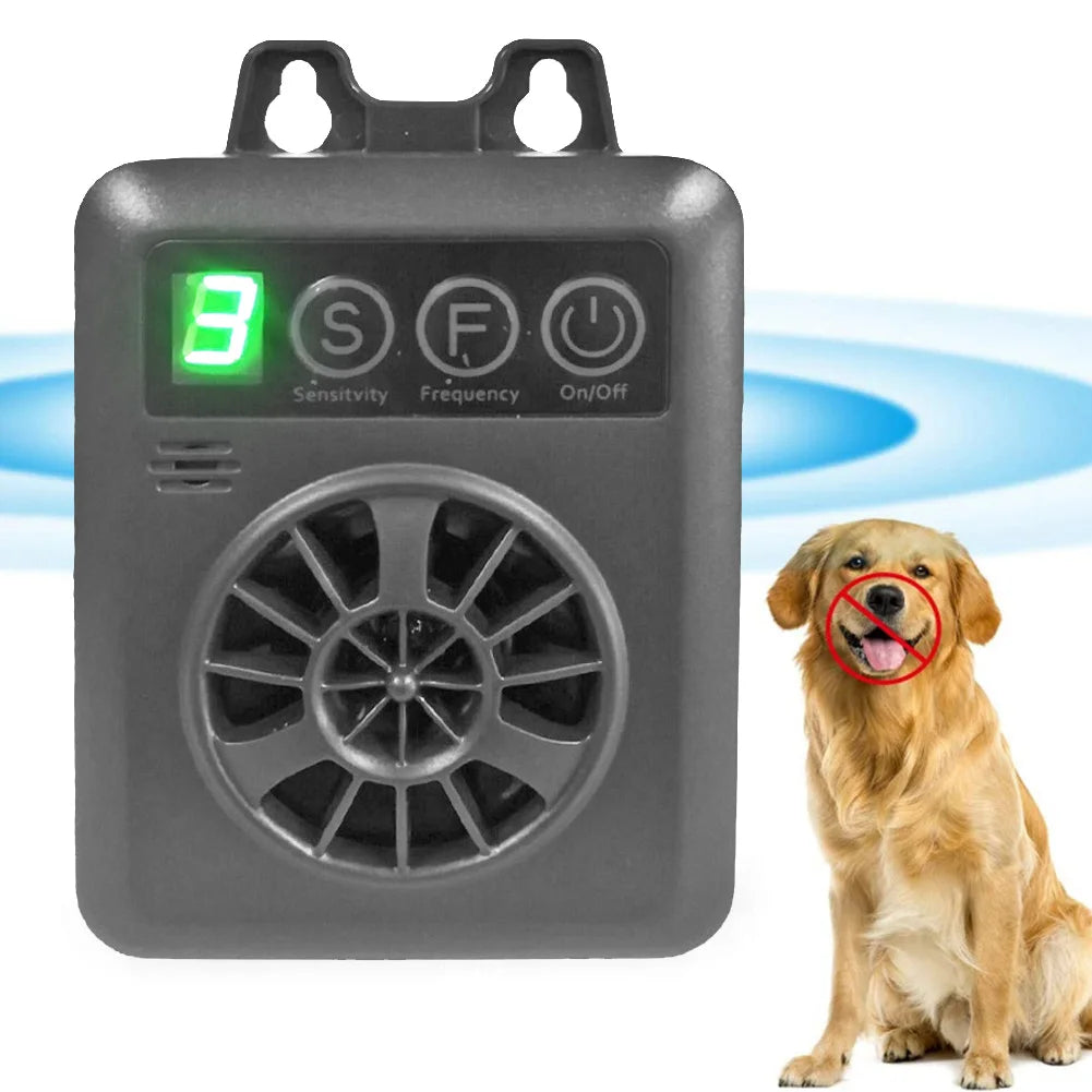 Alloyseed Ultrasonic Dog Bark Stopper Outdoor Deterrent