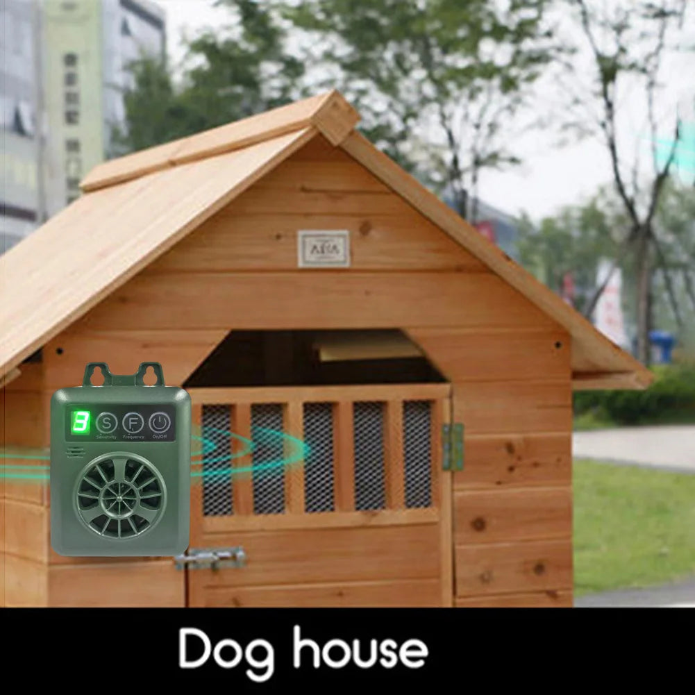 Alloyseed Ultrasonic Dog Bark Stopper Outdoor Deterrent