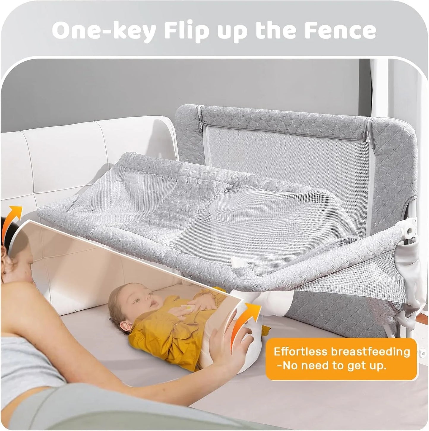 3 In 1 Folding Baby Crib Portable Co Sleep Sleeper