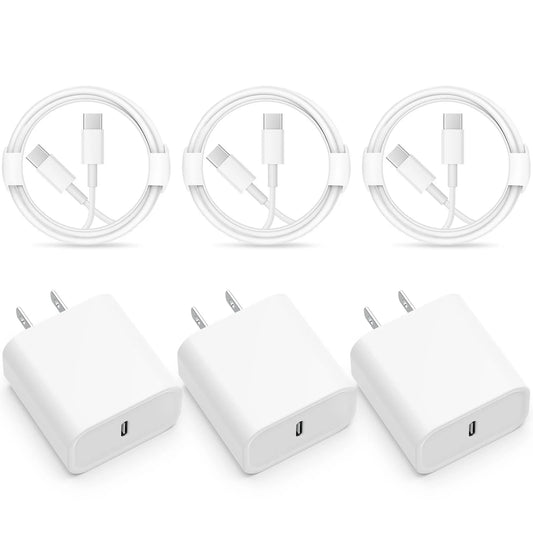 HighEfficiency30W USB C Fast Charger C to C Cable Kit