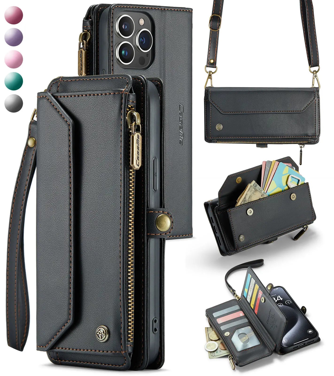 WeFor Crossbody Wallet Case for iPhone 11 Pro Max