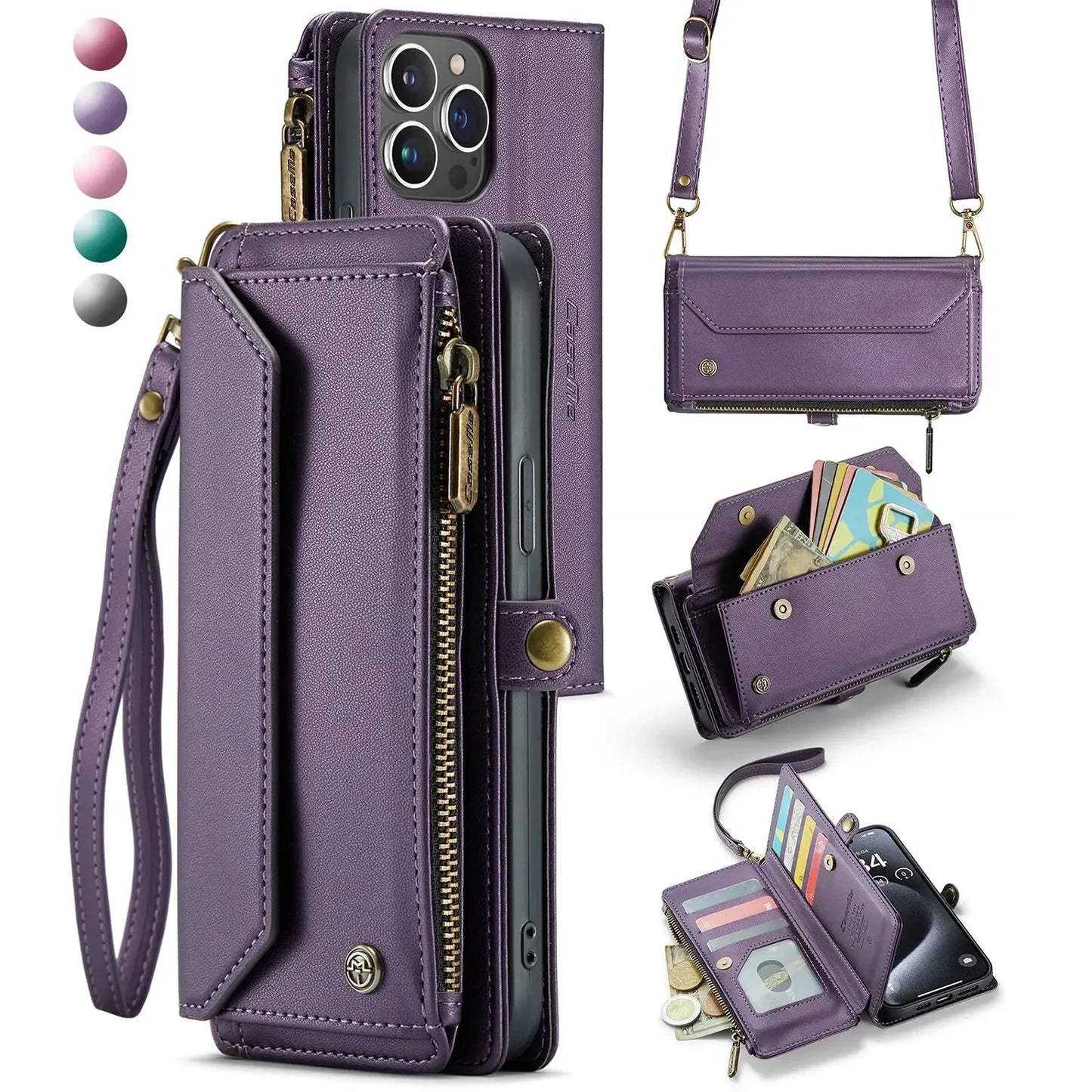 WeFor Crossbody Wallet Case for iPhone 11 Pro Max