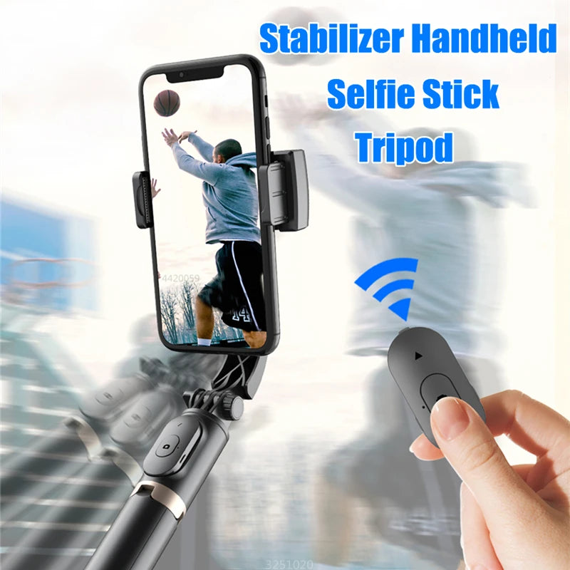 FGCLSY Gimbal Stabilizer Selfie Stick Bluetooth Tripod
