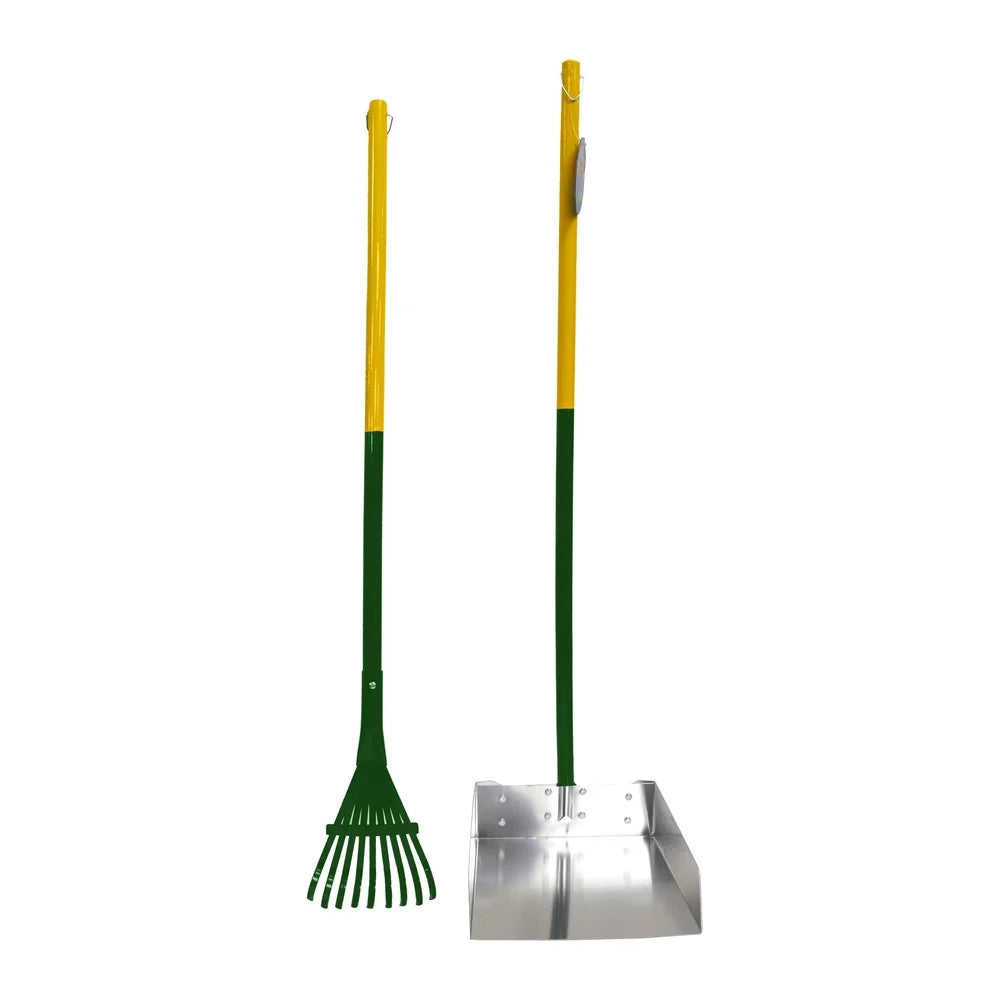 DUTRIEUX Dog Waste Rake And Scooper Set Durable Rustproof