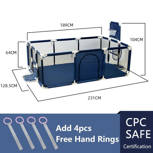 IMBABY Baby Playpen Indoor Playground And Activity Fence