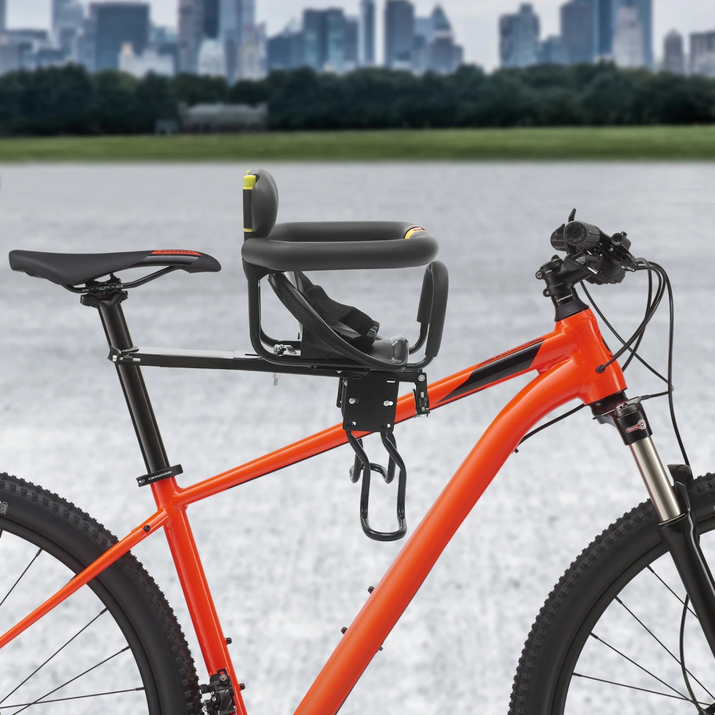 Hign-concerned Front Child Bike Seat Ages 8m-6y For Bicycles