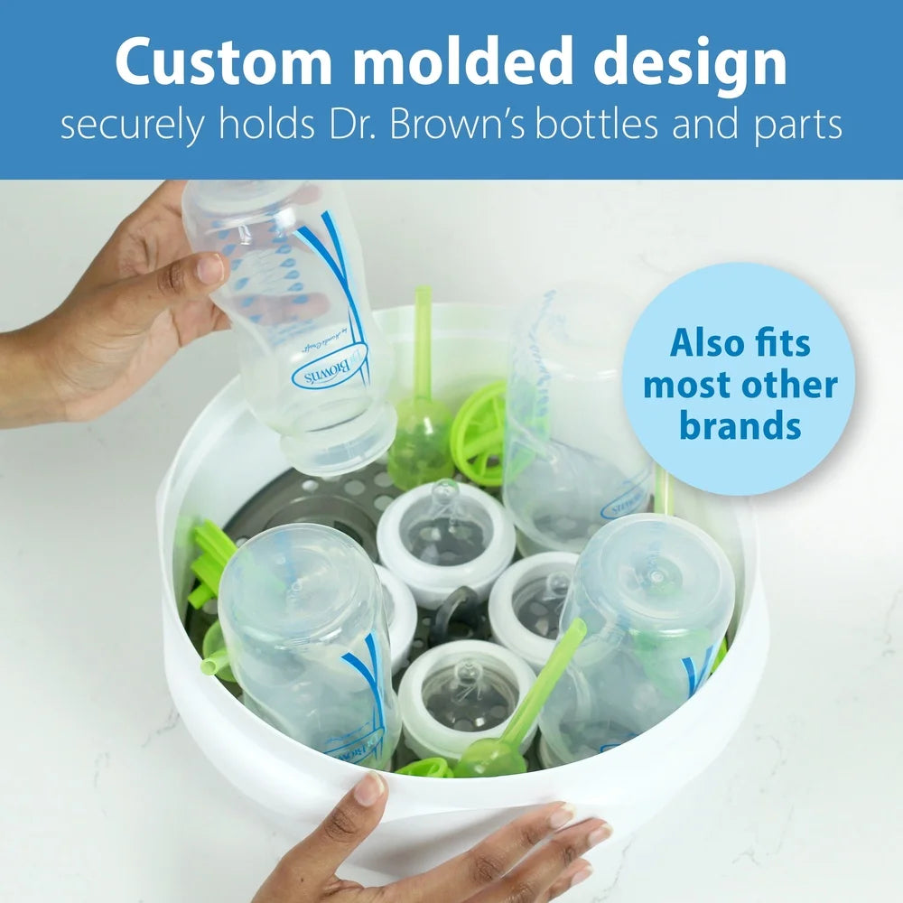 XMSJ Microwave Steam Sterilizer For Baby Bottles And Accessories