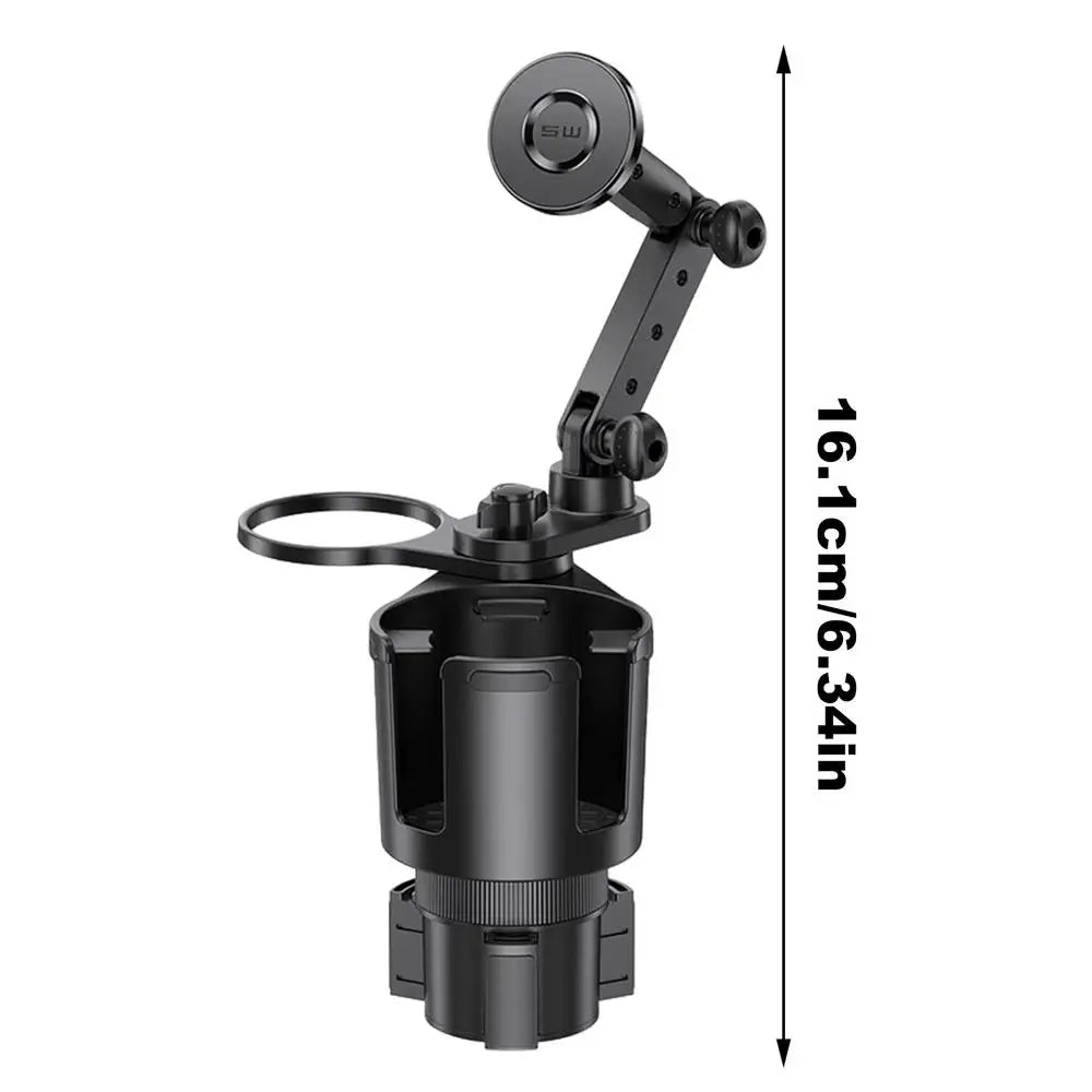 Tmddotda Car Cup Holder Phone Mount Dual Cup Holders