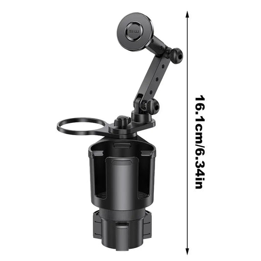 Tmddotda Car Cup Holder Phone Mount Dual Cup Holders