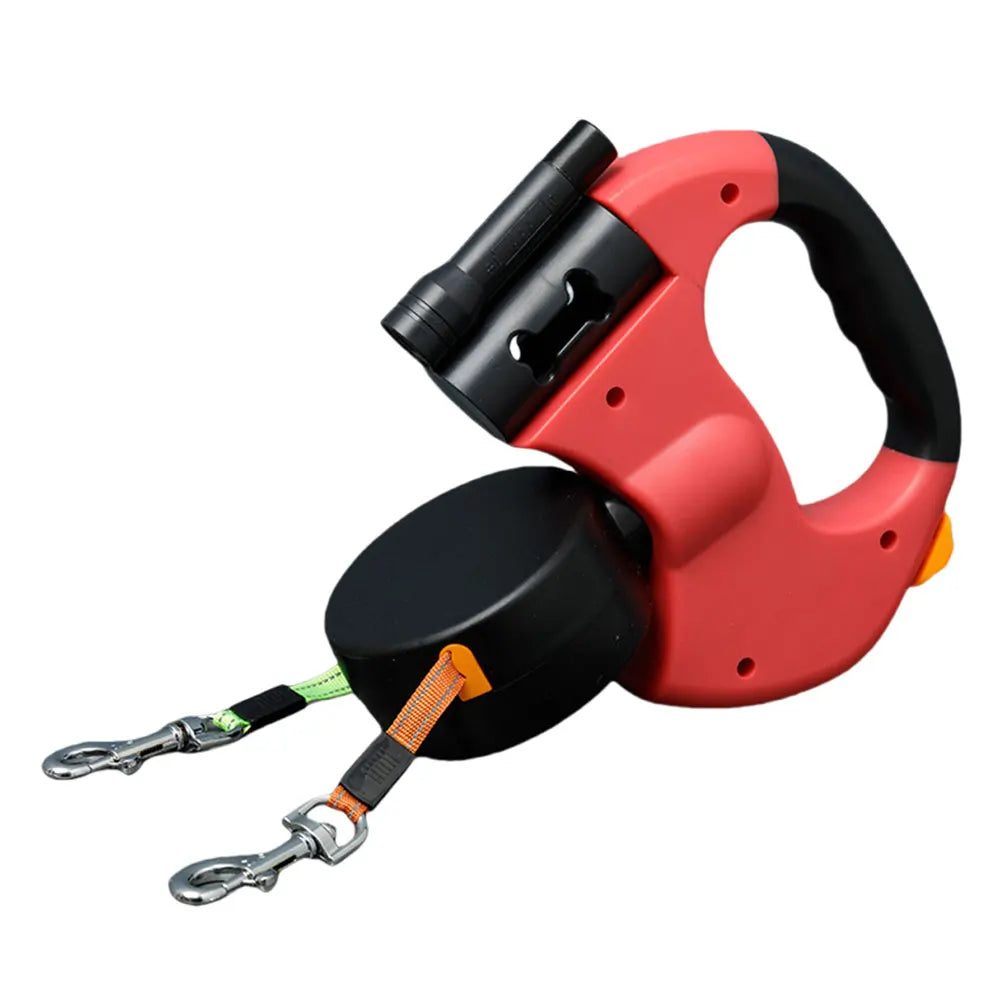 Alloet Hign Concerned Chemical Double Headed Dog Leash Rope