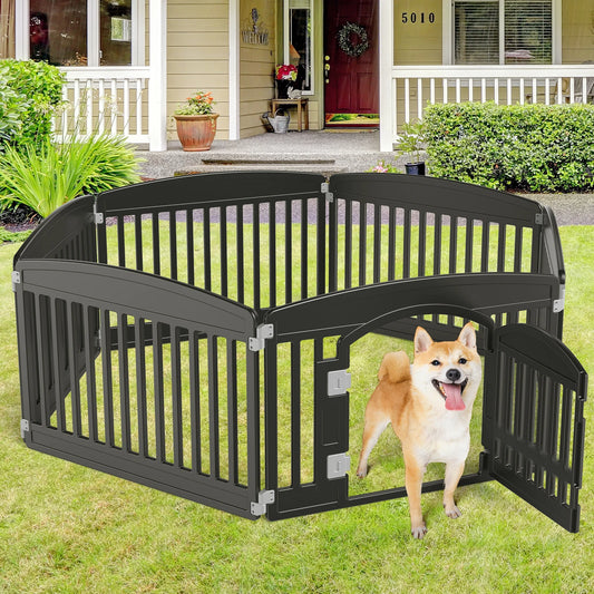 Hign-concerned Dog Playpen Indoor Outdoor Folding Portable