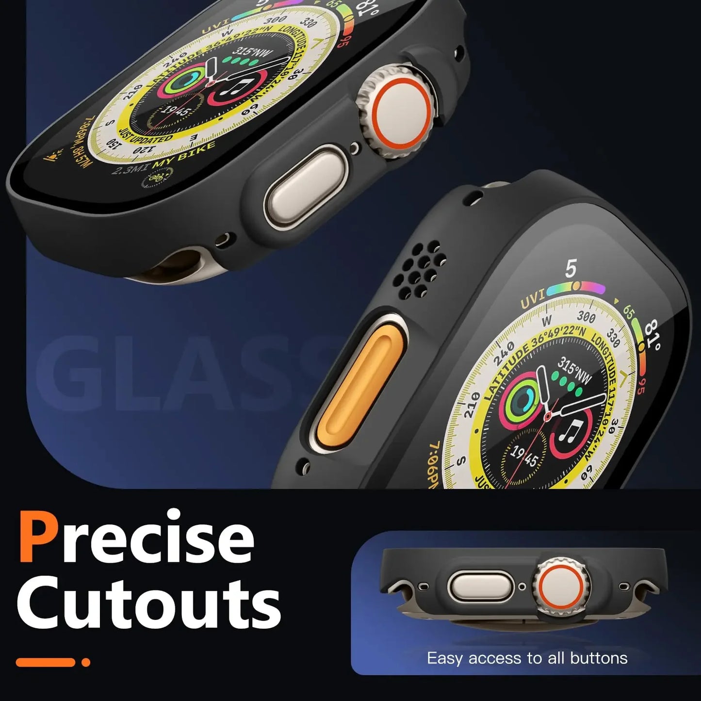 NEY Apple Watch Ultra 2 Screen Protector Case Bumper