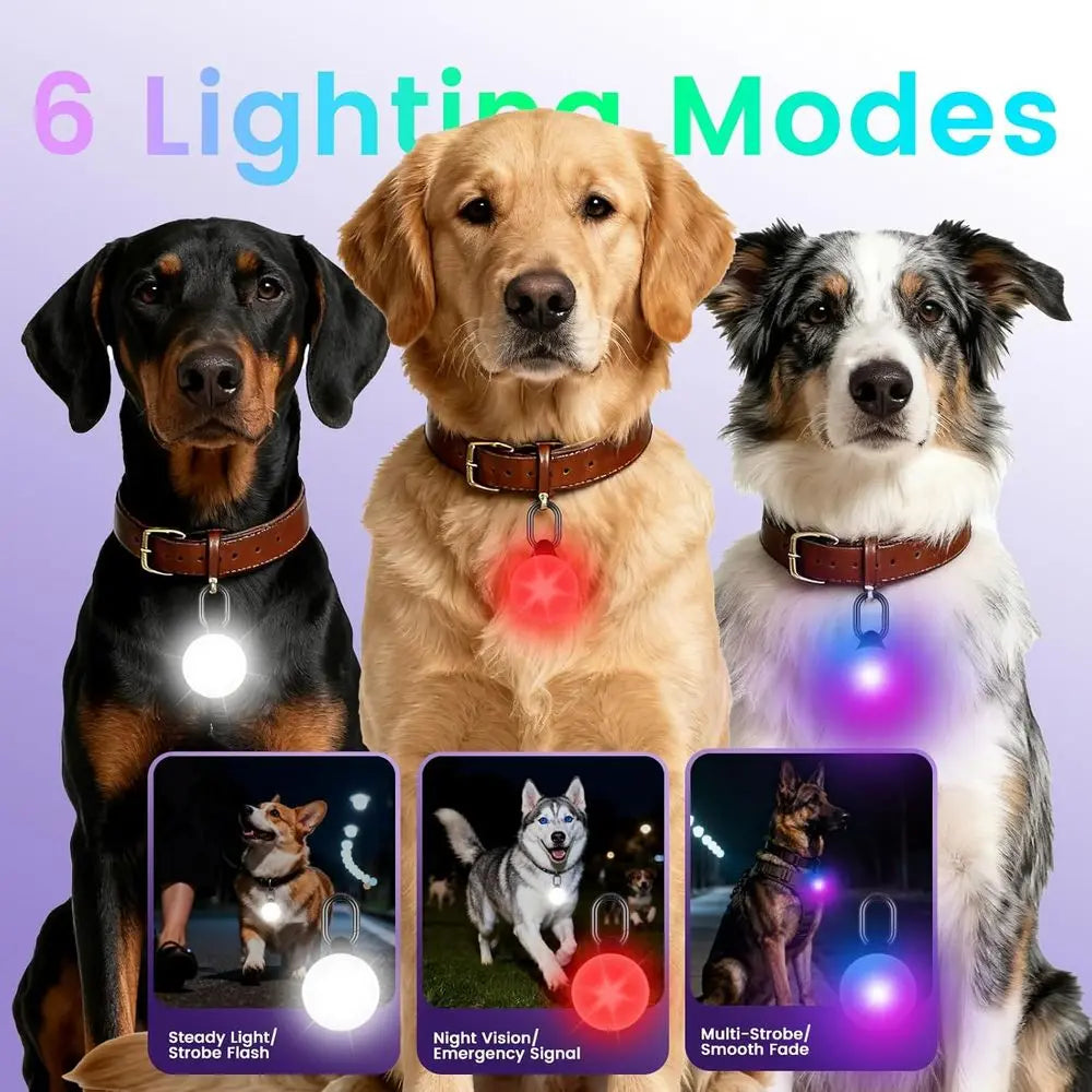 GPS Tracker And Dog Light For iOS Pets Waterproof IP68