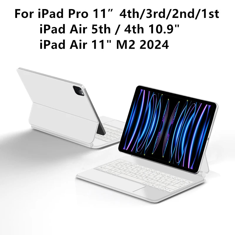 AJIUYU Magic Keyboard Case iPad Pro And Air Backlit