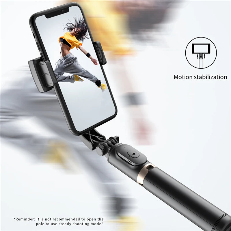 FGCLSY Gimbal Stabilizer Selfie Stick Bluetooth Tripod