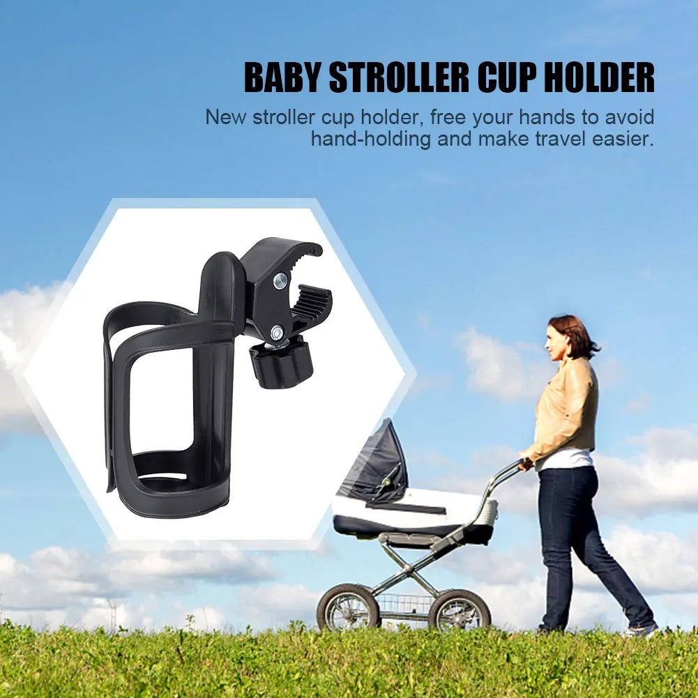 MOJOYCE Stroller Cup Holder Universal 360 Rotation Bottle Holder