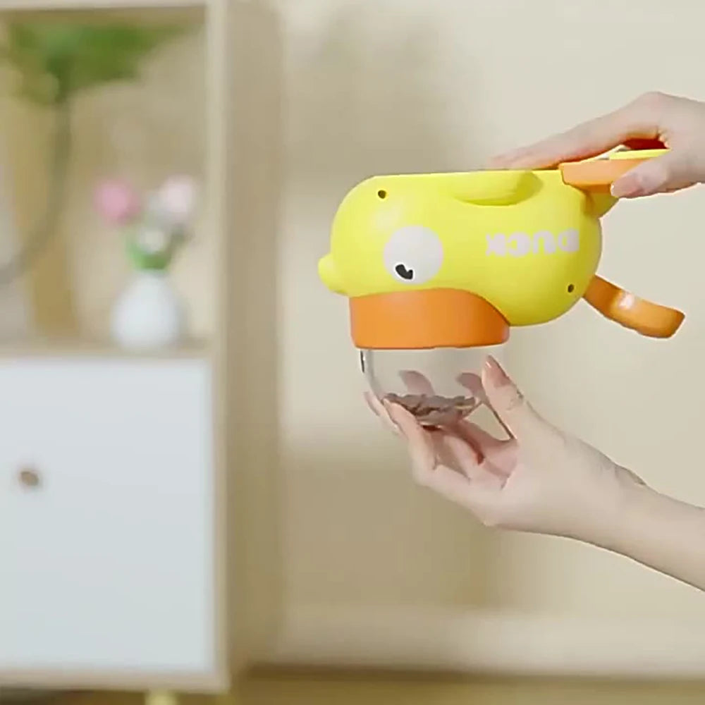 Duck Shaped Dog Puzzle Feeder Toy Interactive Treat Dispenser