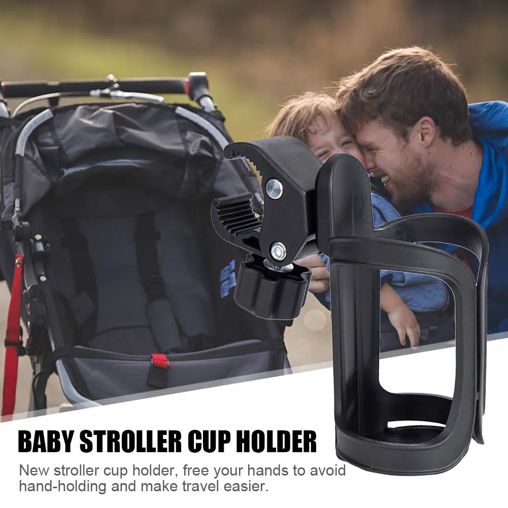 MOJOYCE Stroller Cup Holder Universal 360 Rotation Bottle Holder