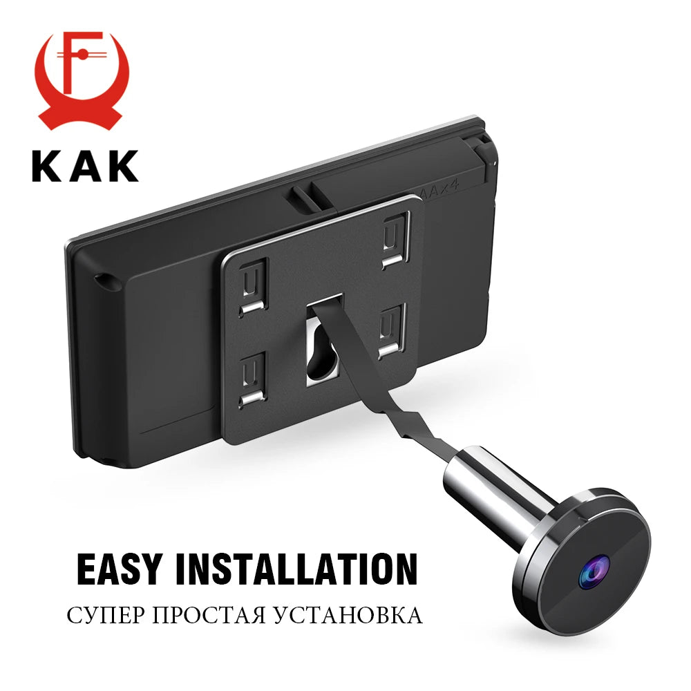 KAK Digital Door Peephole Camera 120 Degree Wide Angle
