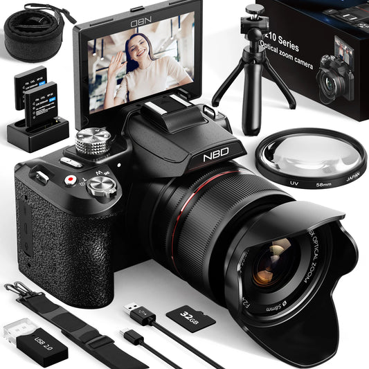NBD 64MP Camera With 16x Optical Zoom WiFi App Control