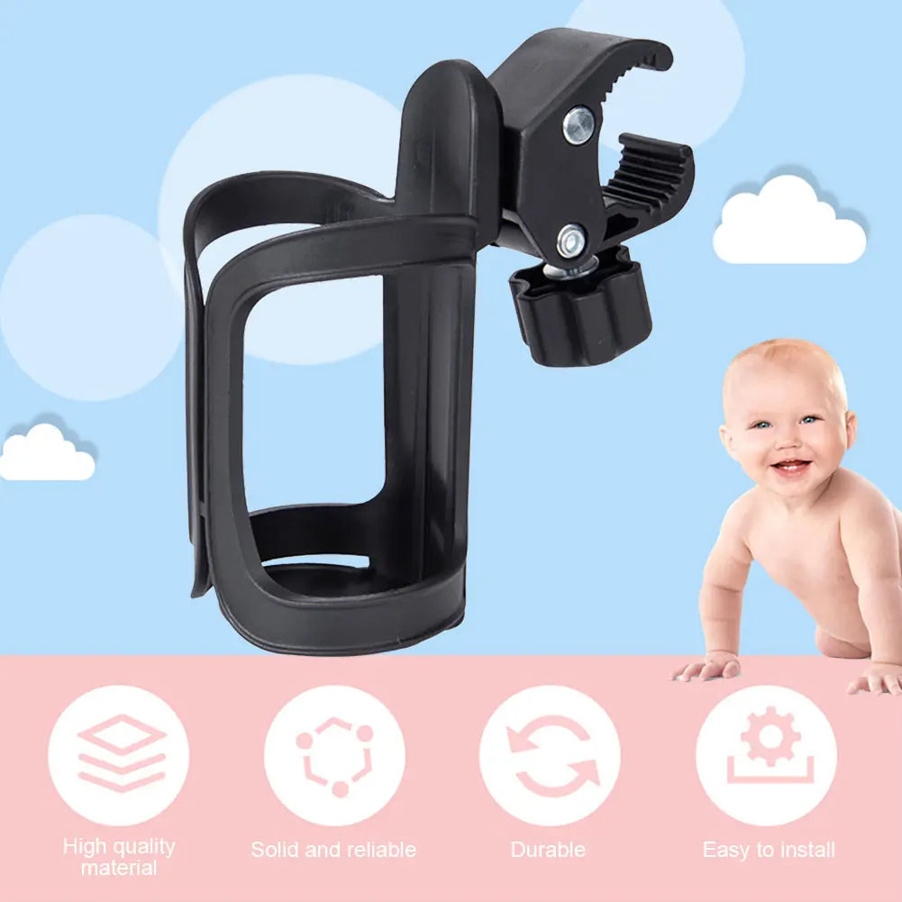 MOJOYCE Stroller Cup Holder Universal 360 Rotation Bottle Holder