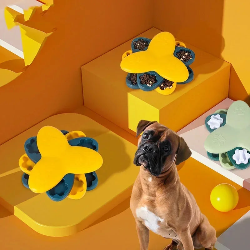 Hign-concerned Dog Puzzle Feeder Slow Eating Smart Toy