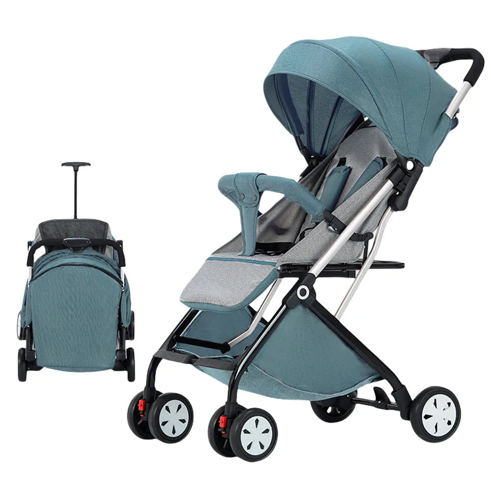 Lightweight Baby Stroller For Travel With 5 Point Harness