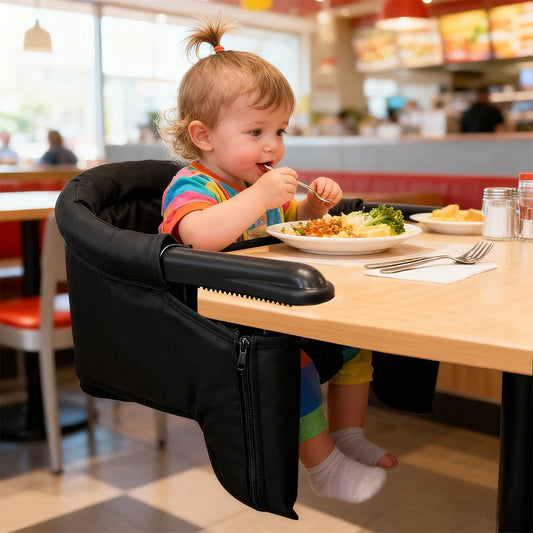 Cochildor Portable Clamp Table Child Booster Seat Dining Chair