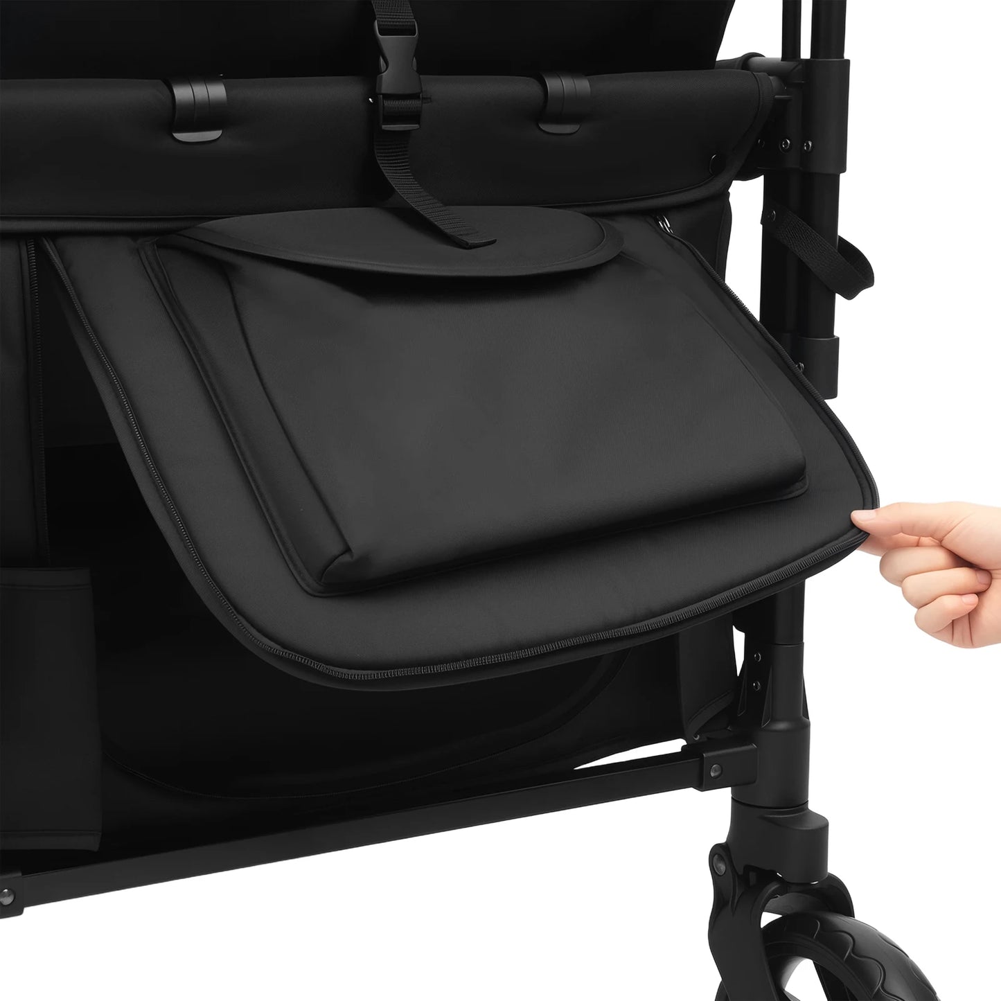 4 Seat Baby Wagon Stroller With Lockable Wheels For Beach