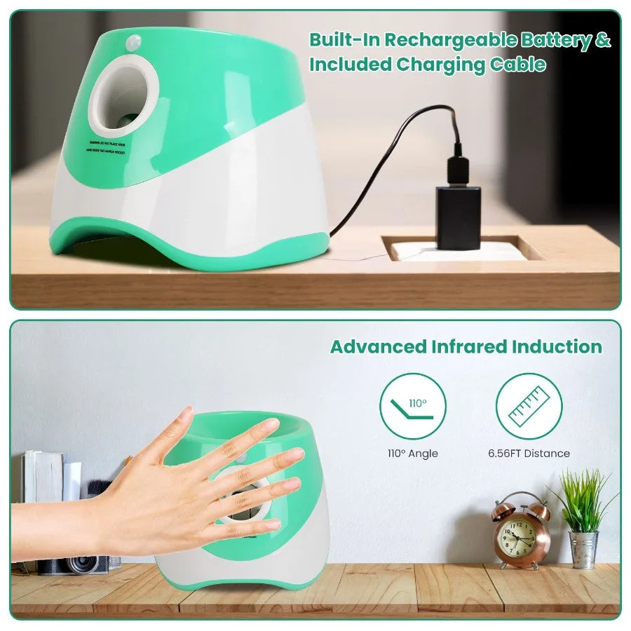 Hign Concerned Automatic Dog Ball Launcher 6 Tennis Balls