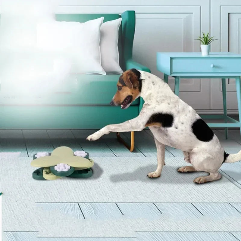 Hign-concerned Dog Puzzle Feeder Slow Eating Smart Toy