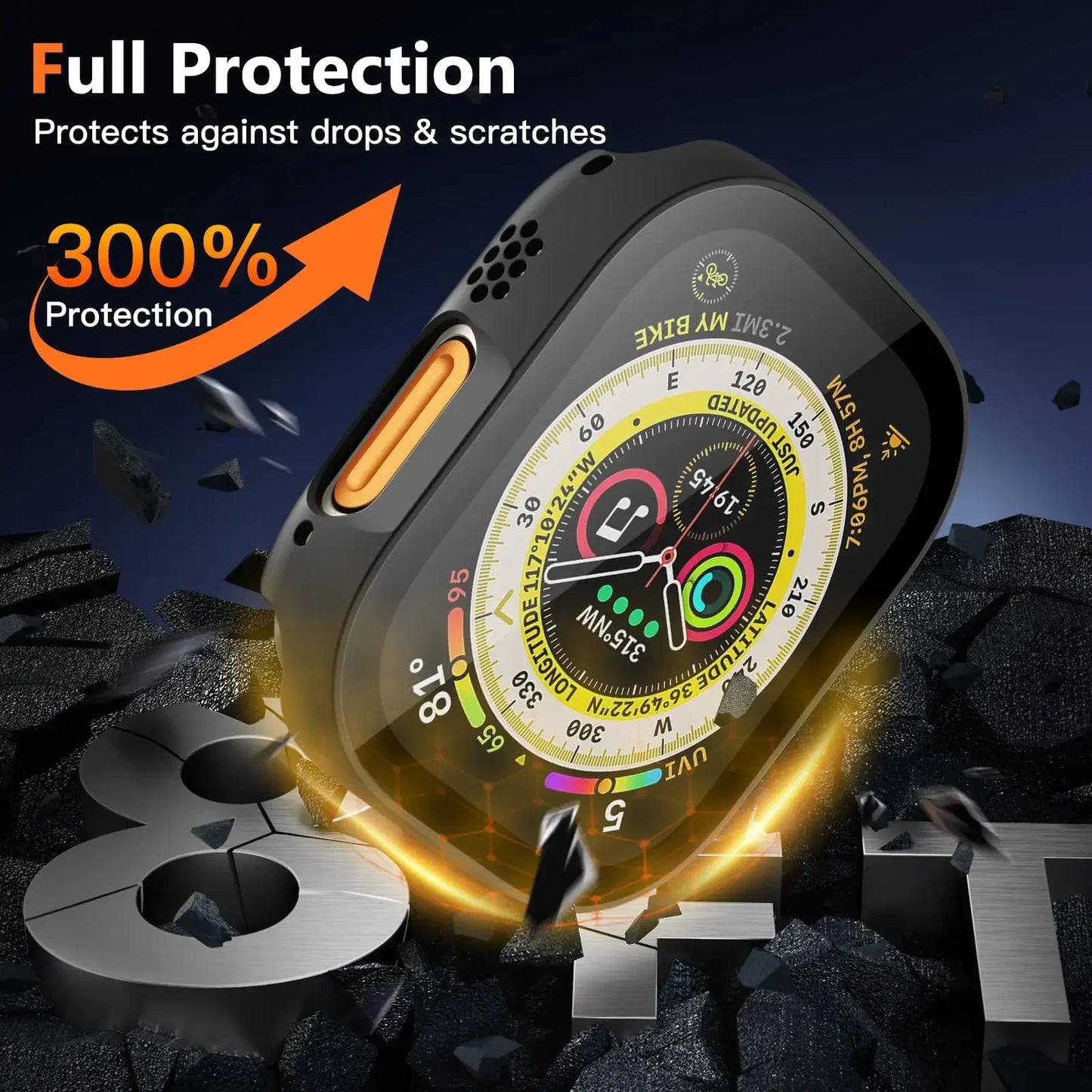 NEY Apple Watch Ultra 2 Screen Protector Case Bumper