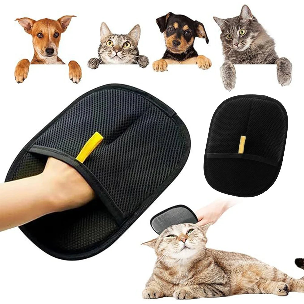 NONECN Pet Hair Remover Deshedding Glove for Dogs Cats