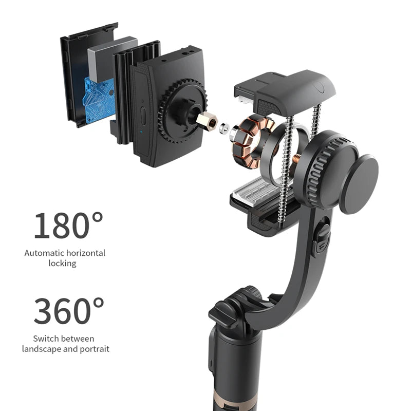 FGCLSY Gimbal Stabilizer Selfie Stick Bluetooth Tripod