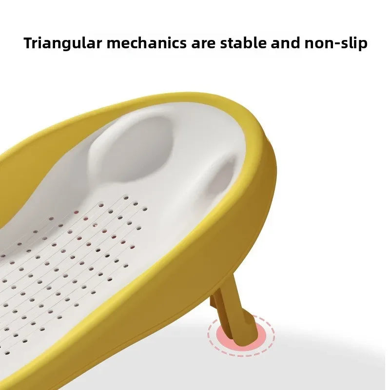 Hignconcerned Foldable Baby Bath Seat Non Slip PP Ergonomic